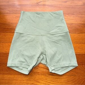 lululemon athletica Sage Green Bike Shorts